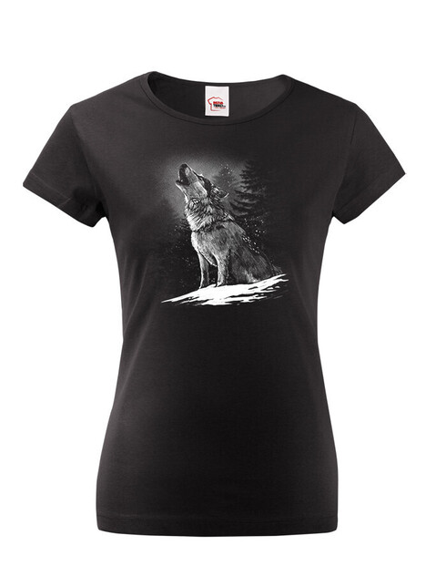 Dámské tričko Vlk