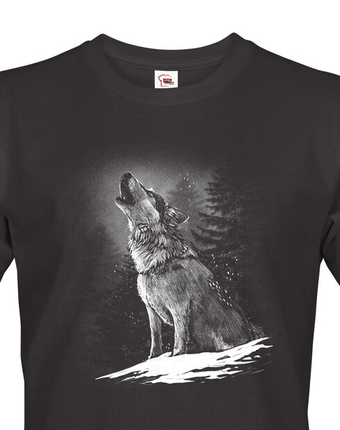 Pánské tričko Vlk