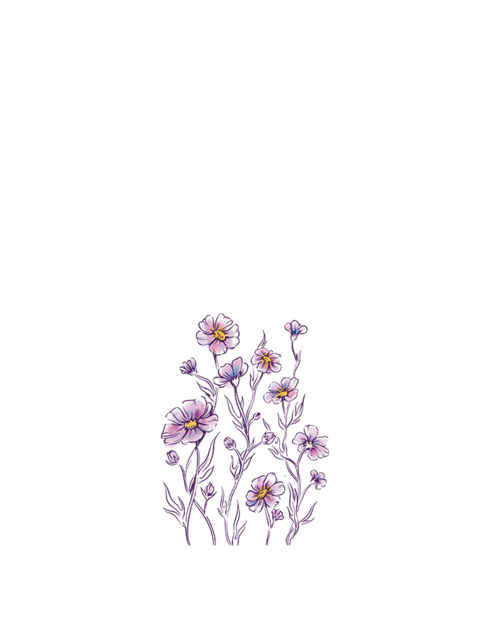 Plátěná taška s květinami