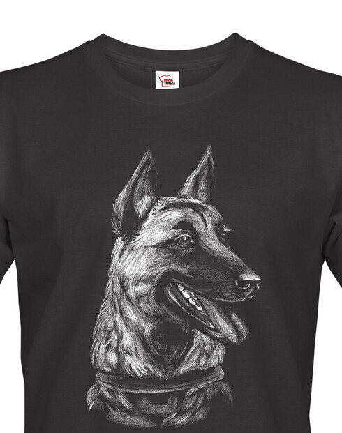 Pánské tričko Belgický ovčák