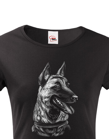 Dámské tričko Belgický ovčák