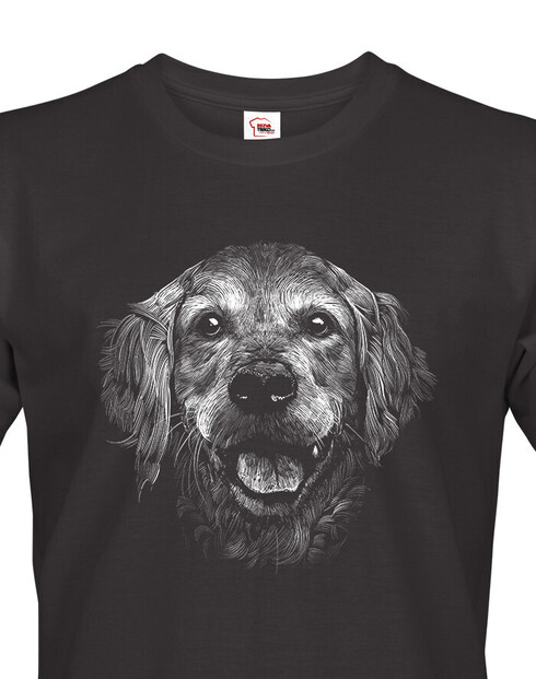 Pánské tričko Zlatý retrívr