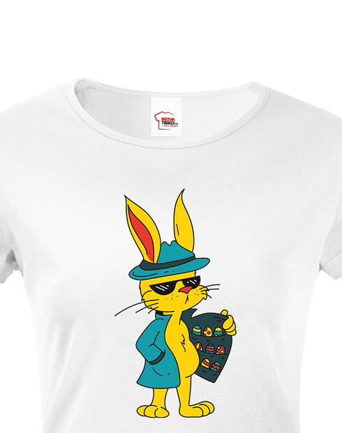 Dámské tričko Velikonoční zajíc