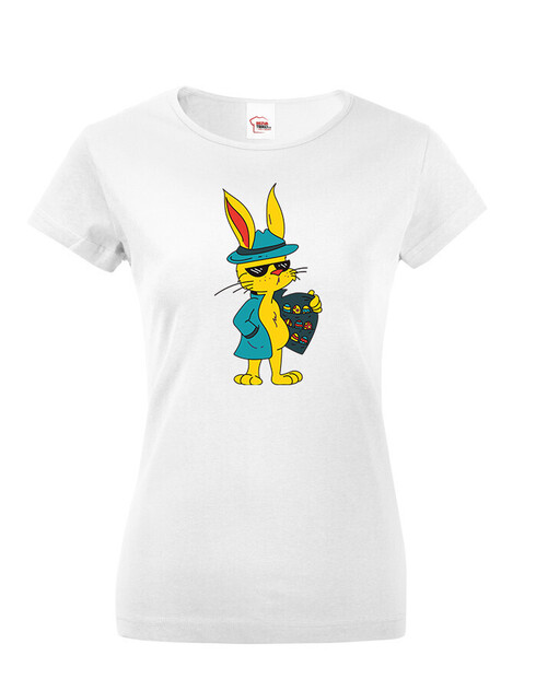 Dámské tričko Velikonoční zajíc