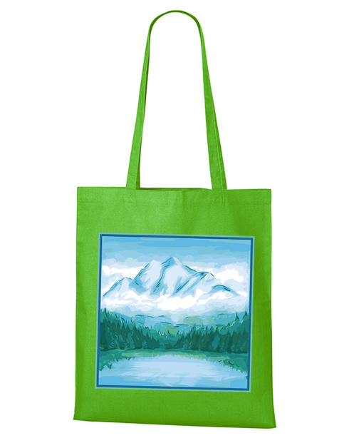 Plátěná tašká Hory