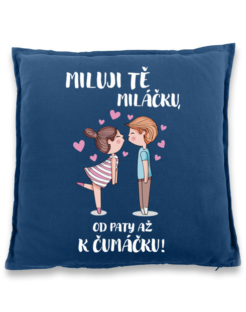 Polštářek pro zamilované - Miluji tě miláčku
