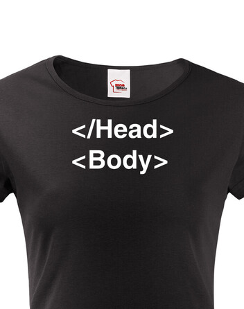 Dámské tričko pro IT head body