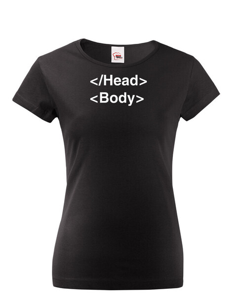 Dámské tričko pro IT head body