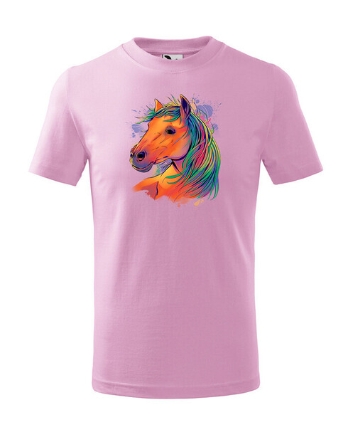 Dětské tričko Barevný kůň