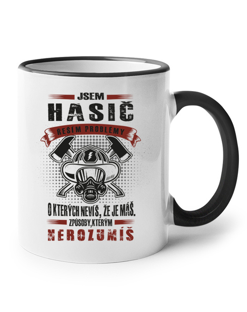 Hrnek Jsem hasič řeším problémy
