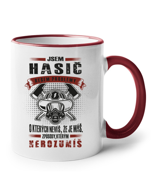 Hrnek Jsem hasič řeším problémy