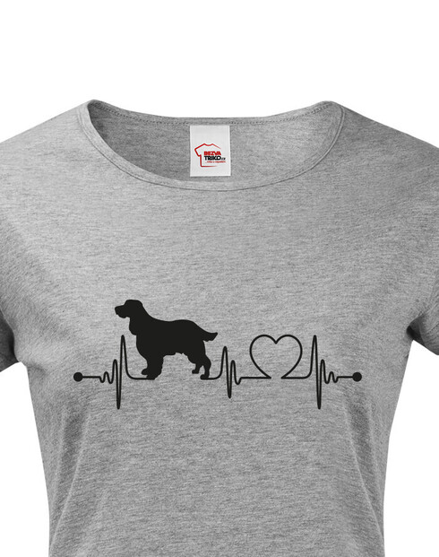 Dámské tričko Anglický špringršpaněl tep