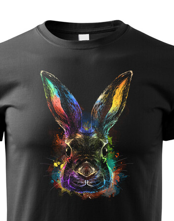 Dětské tričko Duhový králík