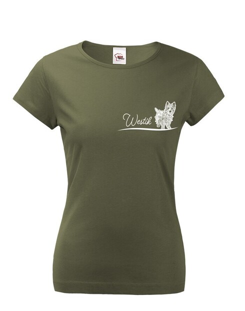 Dámské tričko West Highland White teriér