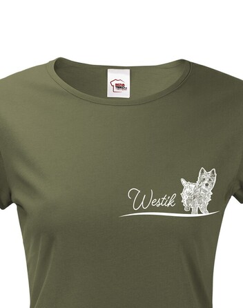 Dámské tričko West Highland White teriér