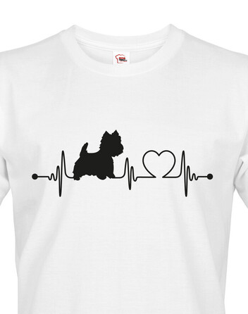 Pánské tričko West Highland White teriér tep