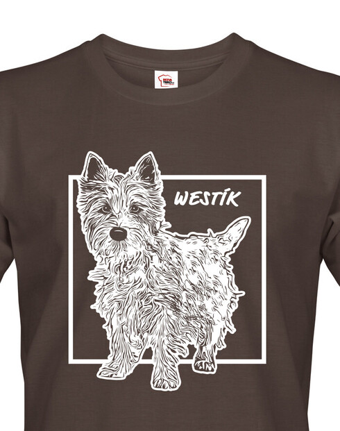 Pánské tričko West Highland White teriér 1