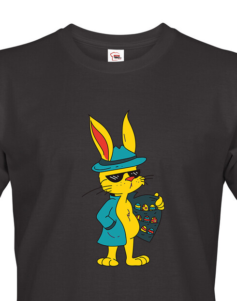 Pánské tričko Velikonoční zajíc