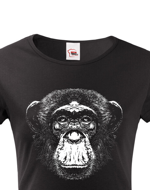 Dámské tričko Šimpanz