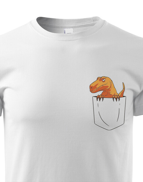 Dětské tričko Dinosaurus v kapse