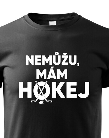 Dětské tričko Nemůžu, mám hokej
