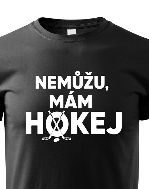 Dětské tričko Nemůžu, mám hokej