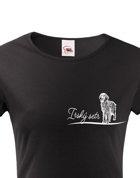 Dámské tričko irský setr 2