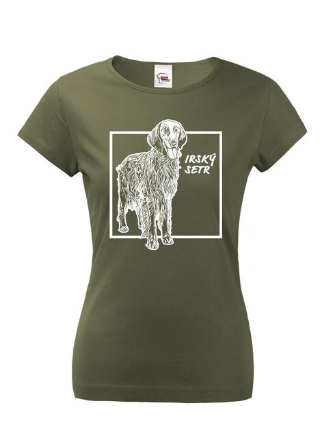 Dámské tričko Irský setr