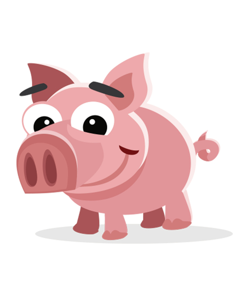 Dětské body - Prasátko