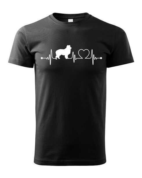 Dětské tričko Border kolie tep