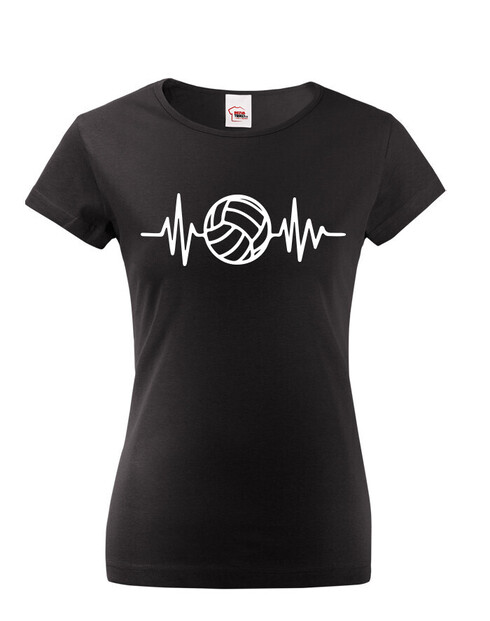 Dámské tričko Volejbal tep