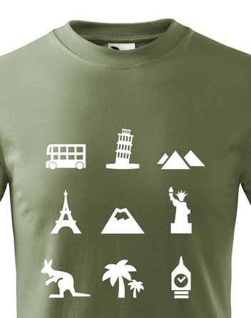 Dětské tričko Cestování