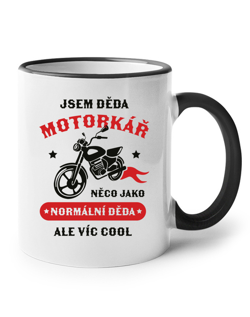 Hrnek Děda motorkář