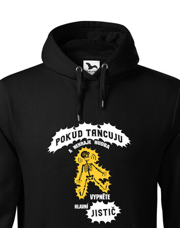 Mikina pro elektrikáře - Pokud tancuju a nehraje hudba, vypněte jistič