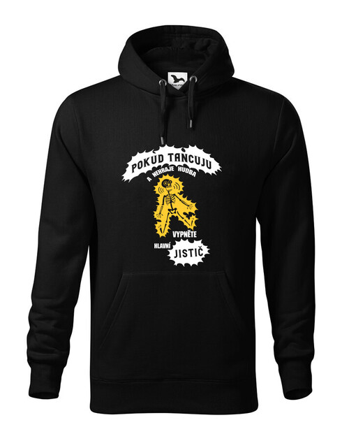 Mikina pro elektrikáře - Pokud tancuju a nehraje hudba, vypněte jistič