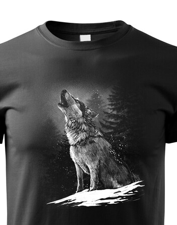 Dětské tričko Vlk