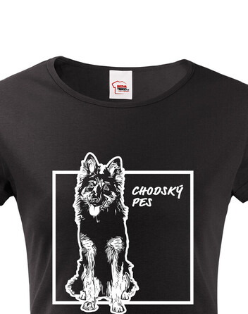Dámské tričko Chodský pes