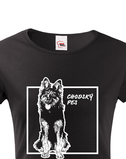 Dámské tričko Chodský pes