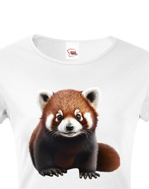 Dámské tričko Červená panda 2