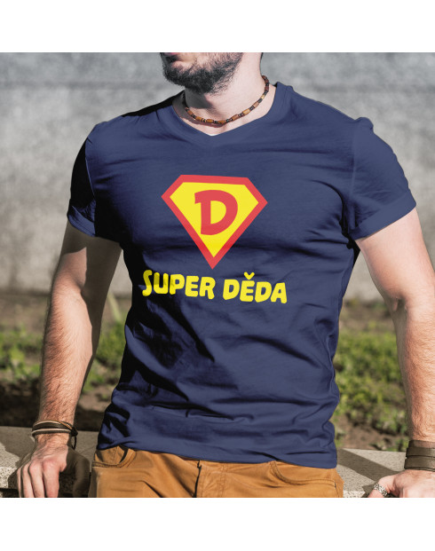 Tričko s potiskem SUPER DĚDA