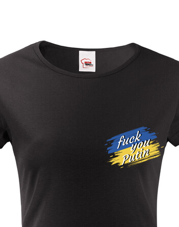 Dámské tričko Fuck you Putin