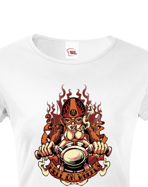 Dámské tričko Biker girl