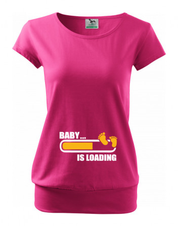 Těhotenské tričko Baby... is loading