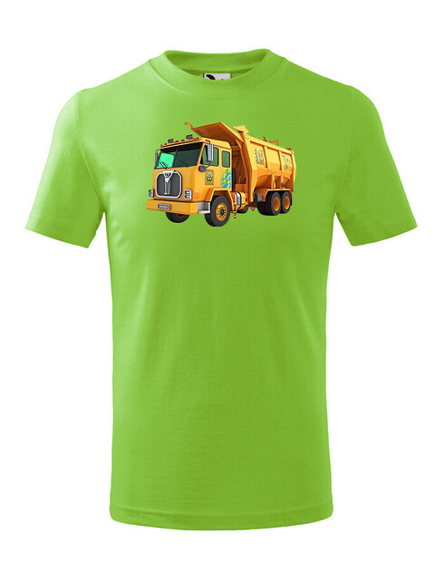 Dětské tričko Popelářské auto