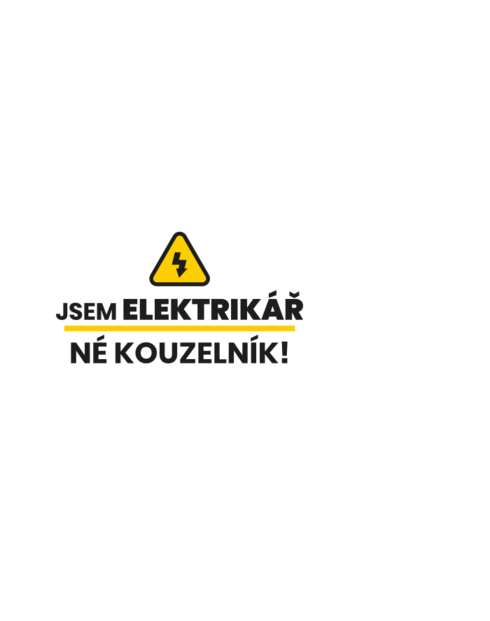 Hrnek Jsem elektrikář, né kouzelník