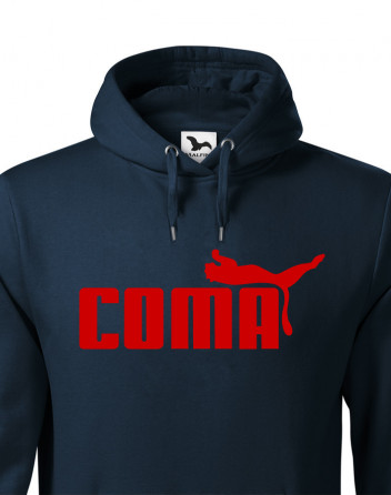 Pánská mikina s vtipným potiskem Coma