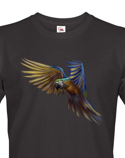 Pánské tričko Papoušek