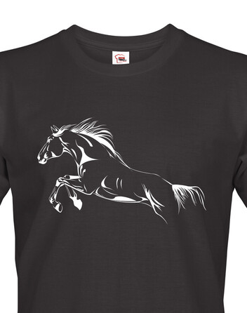 Pánské tričko Kůň skok