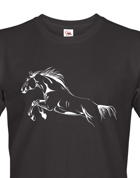 Pánské tričko Kůň skok
