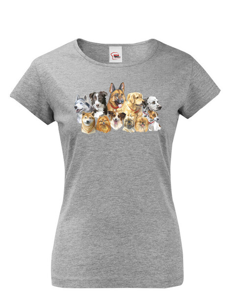 Dámské tričko Psi